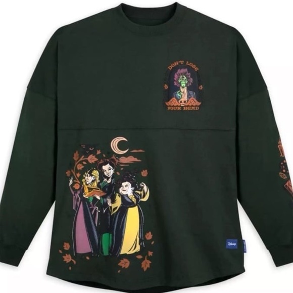 Disney Tops Disney Hocus Pocus 2 Sanderson Sisters Spirit Jersey Lg